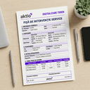 Model Fișă Intervenție Service